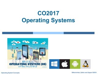 Silberschatz, Galvin and Gagne ©2018
Operating System Concepts
CO2017
Operating Systems
 