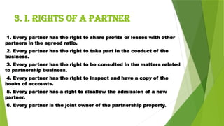 Basic Rights Partnership Fundamental of partnership introduction of partnership | PPTX