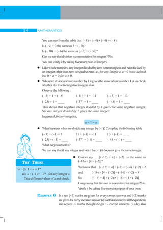 Ch 1 integers | PDF