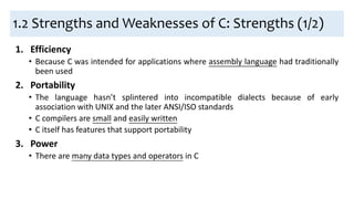 Ch1 Introducing C | PPT