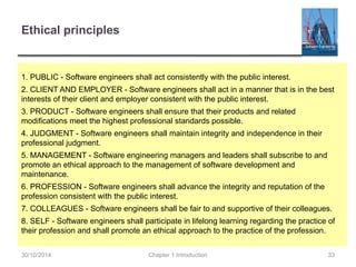 Ch1 Introduction to Software Engineeringpptx | PPTX