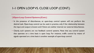 Ch1 introduction to control | PDF