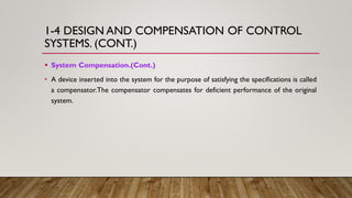 Ch1 introduction to control | PDF