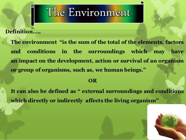 Ch 1 Introduction To Environment And Environmental Studies Ch 1 Introduction To Environment And Environmental Studies