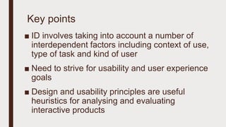 Interdependent Design Ch 1 Introduction to User Interaction Design Mary Margarat | PPTX