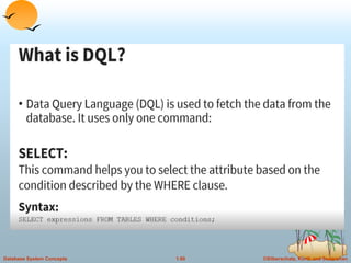 ©Silberschatz, Korth and Sudarshan
1.60
Database System Concepts
 