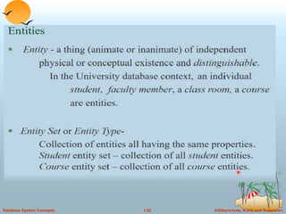 ©Silberschatz, Korth and Sudarshan
1.92
Database System Concepts
 