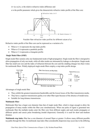 Ch 1 optical fiber introduction | PDF