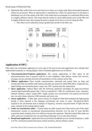 Ch 1 optical fiber introduction | PDF