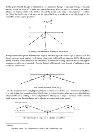 Ch 1 optical fiber introduction | PDF