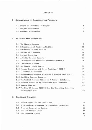Project Chapter Example Construction Ch 1 organization of construction projects | PDF