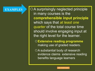 Language Comprehensibility Examples Ch 1 Overview of Language Curriculum Design.ppt