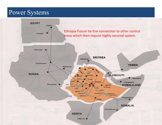 Power Systems
• The Power Transmission Grid in the United States:
Ethiopia Future tie line connection to other control
areas which then require highly secured system.
www.geni.org
Texas Tech University 13
2/20/2023
 