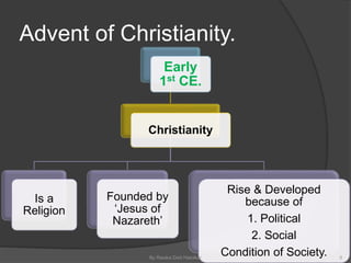 Ch1 rise of christianity | PPTX