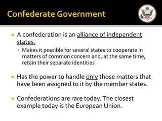 U.S. Government -- Chapter 1 Section 2 