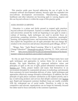 Ch1 the agile practice guide | PDF