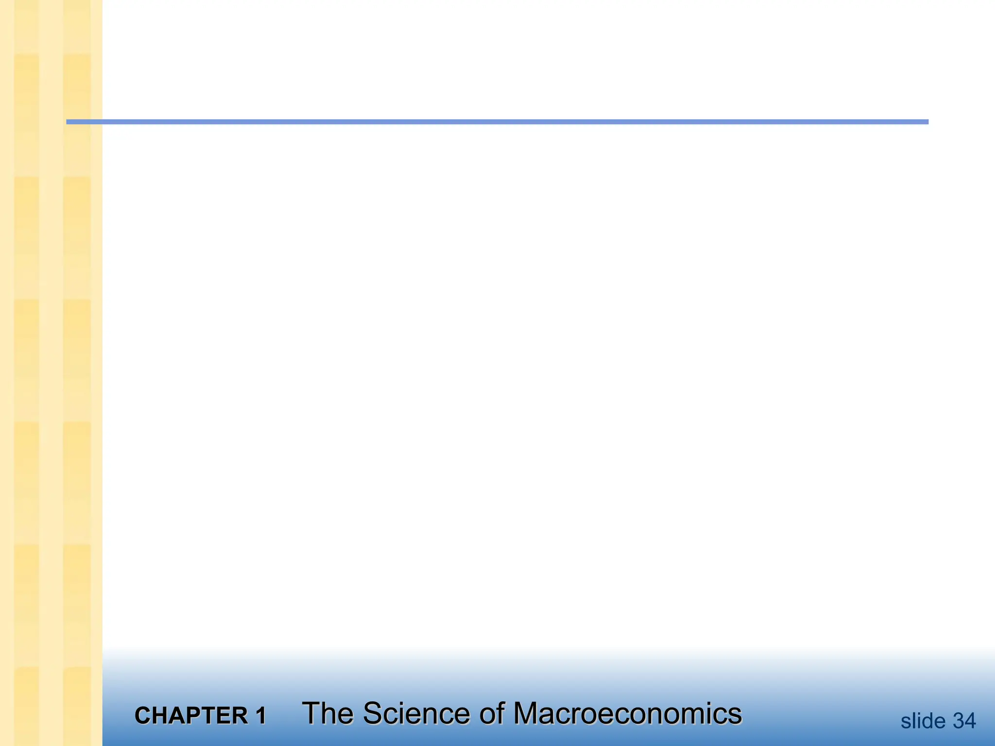 CHAPTER 1
CHAPTER 1 The Science of Macroeconomics
The Science of Macroeconomics slide 34
 