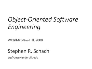 CH 1 The Scope of Object Oriented SE.ppt