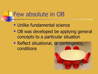 Ch1 what is organizational behavior | PPT
