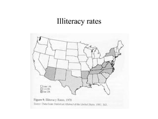 Illiteracy rates 
