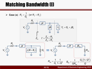 RF Circuit Design - [Ch2-1] Resonator and Impedance Matching | PDF