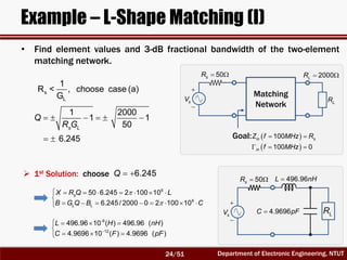 RF Circuit Design - [Ch2-1] Resonator and Impedance Matching | PDF