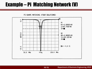 RF Circuit Design - [Ch2-1] Resonator and Impedance Matching | PDF