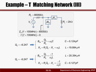 RF Circuit Design - [Ch2-1] Resonator and Impedance Matching | PDF