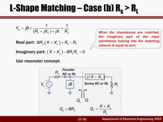 RF Circuit Design - [Ch2-1] Resonator and Impedance Matching