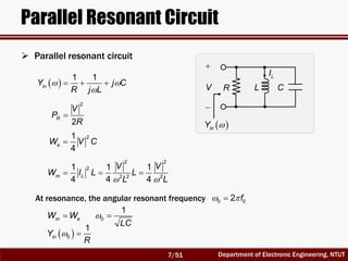 RF Circuit Design - [Ch2-1] Resonator and Impedance Matching