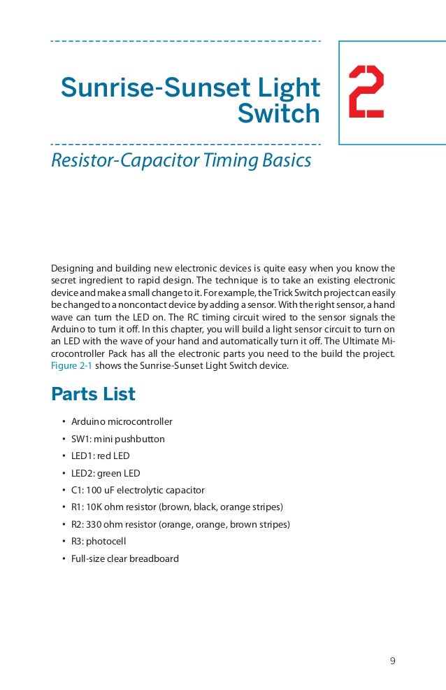 Arduino Ch 2 SunriseSunset Light Switch