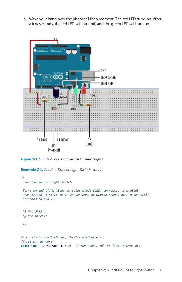 Arduino Ch 2 SunriseSunset Light Switch