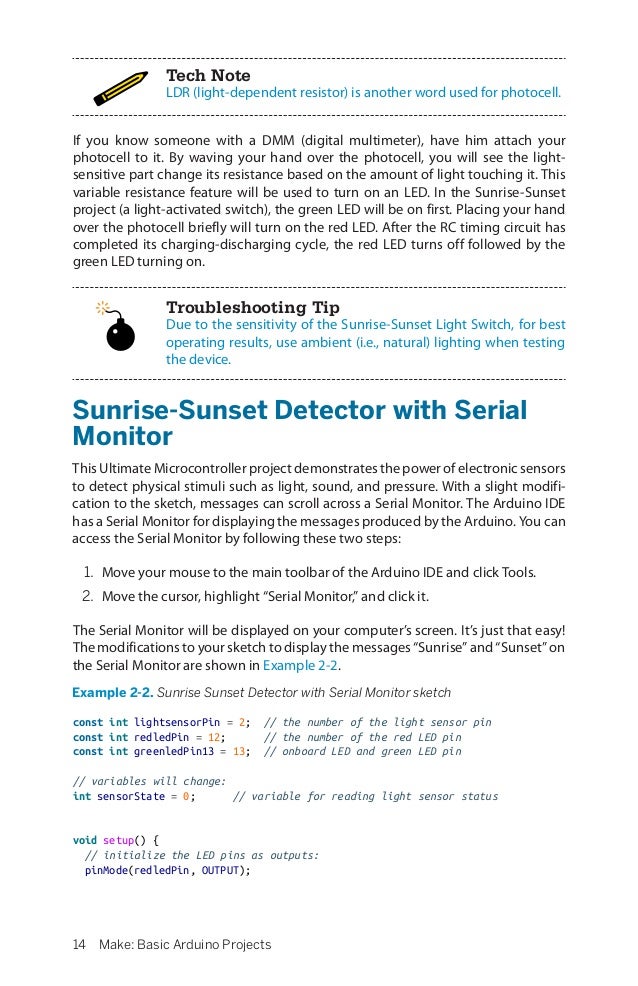 Arduino Ch 2 SunriseSunset Light Switch