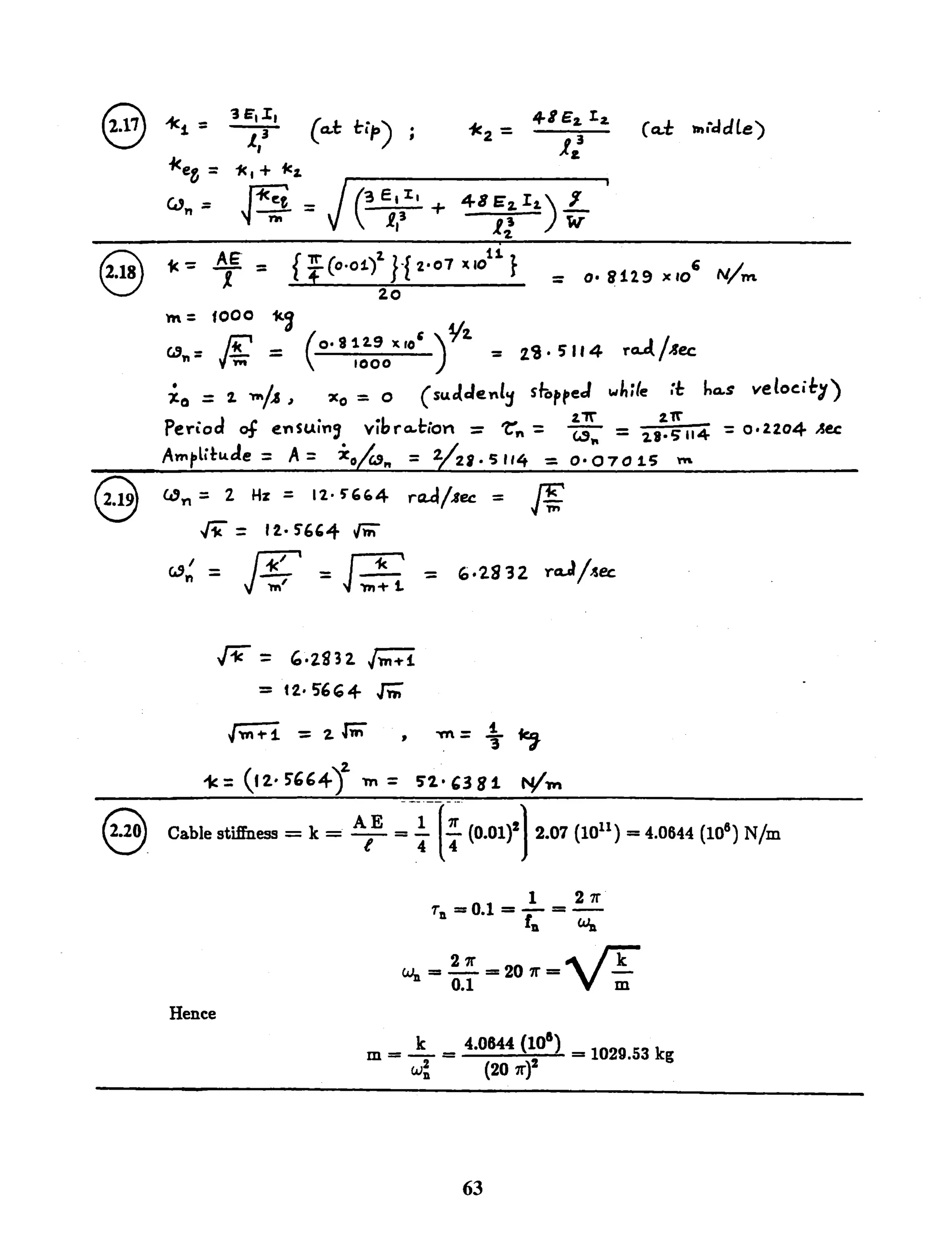 Mechanical Vibrations by SS Rao 4th Edition Solution manual chapter 02 ...