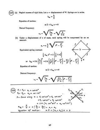 Mechanical Vibrations by SS Rao 4th Edition Solution manual chapter 02