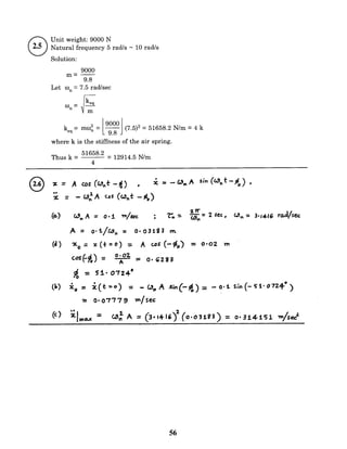 Mechanical Vibrations by SS Rao 4th Edition Solution manual chapter 02