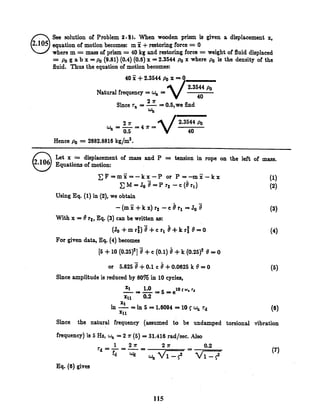 Mechanical Vibrations by SS Rao 4th Edition Solution manual chapter 02
