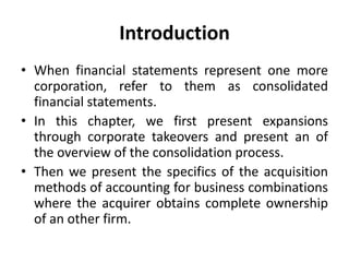 Chapter 2: Consolidation of Financial Information | PPT