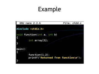 Example
 
