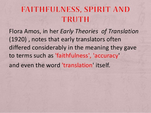 Translation Theory Before The 20th Century - 