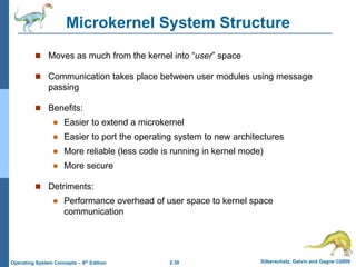 Operating system structures