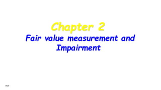 11-1
Chapter 2
Fair value measurement and
Impairment
 