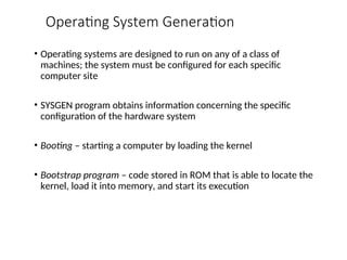 operating system introduction and organization | PPT