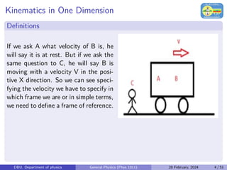 Kinematics and Dynamics of Particle: Comprehensive Physics Lecture ...