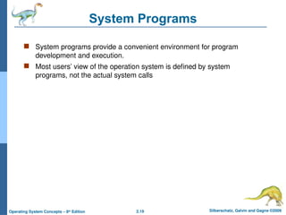 Operating System Structure & Core Components | PPTX