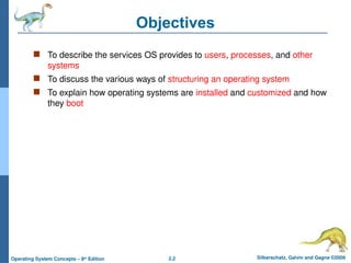 Operating System Structure & Core Components | PPTX