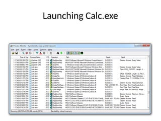 Launching Calc.exe
 