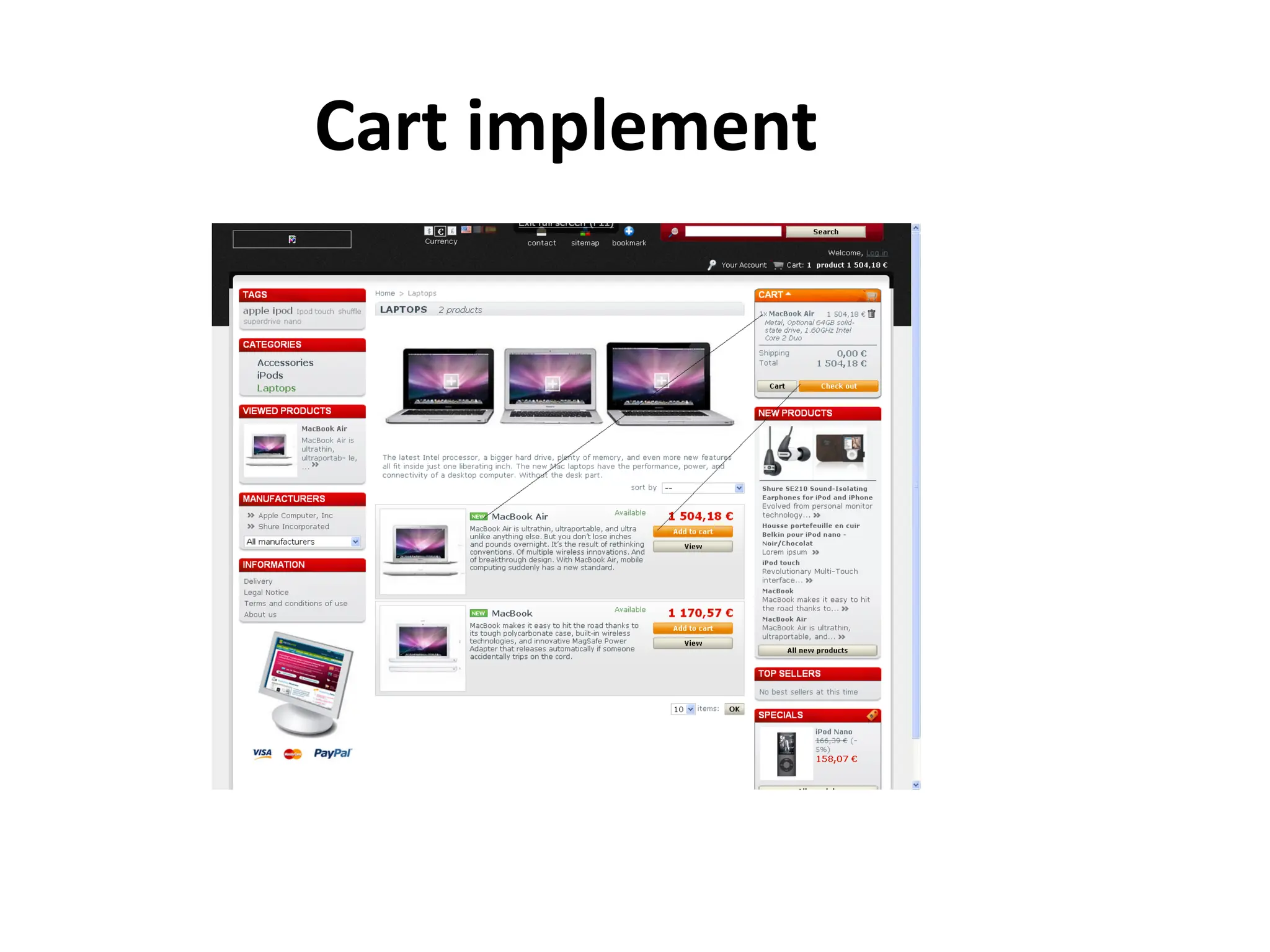 Cart implement
 
