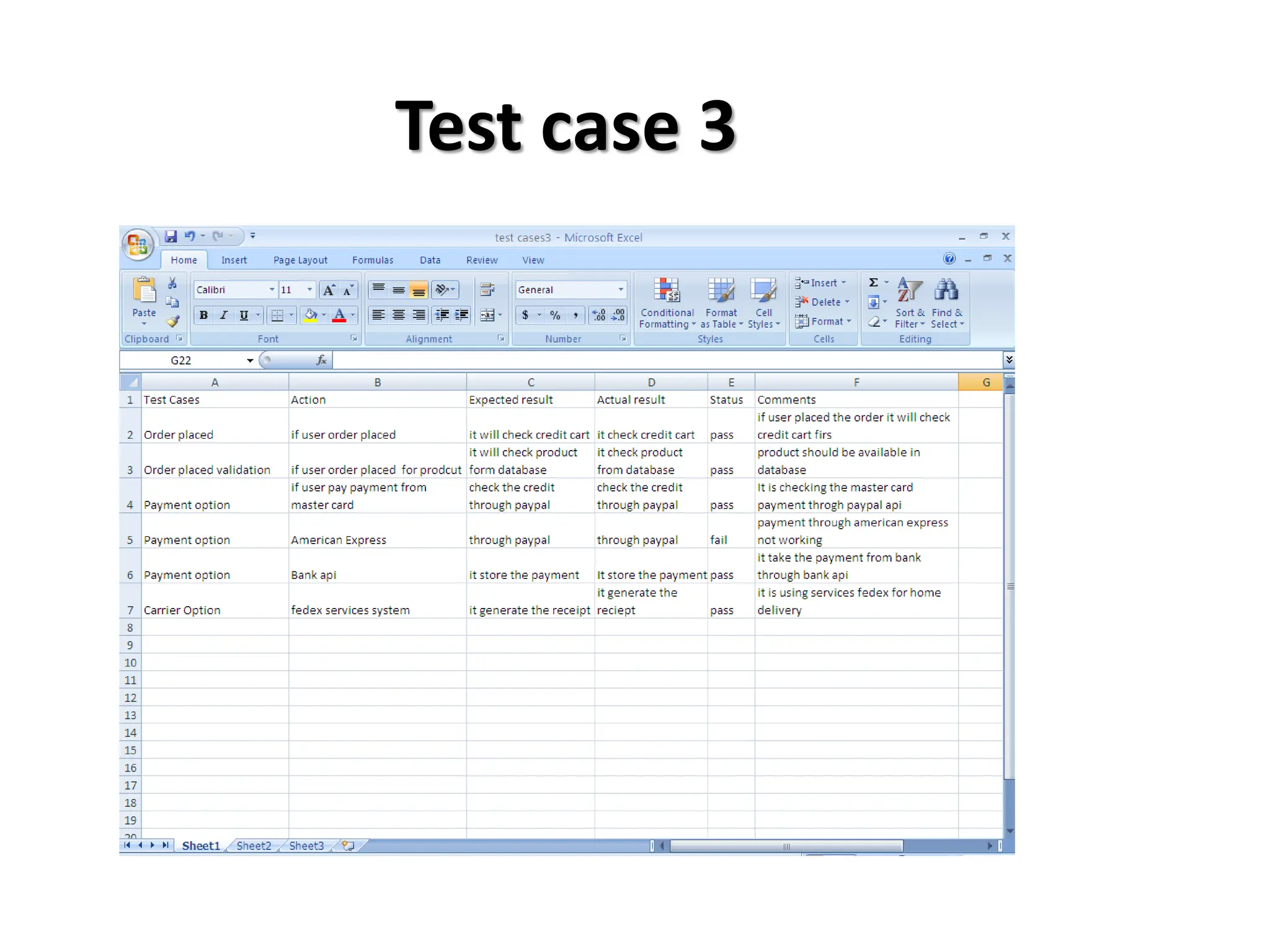 Test case 3
 