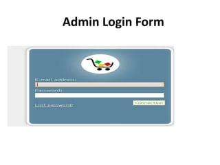 Admin Login Form
 